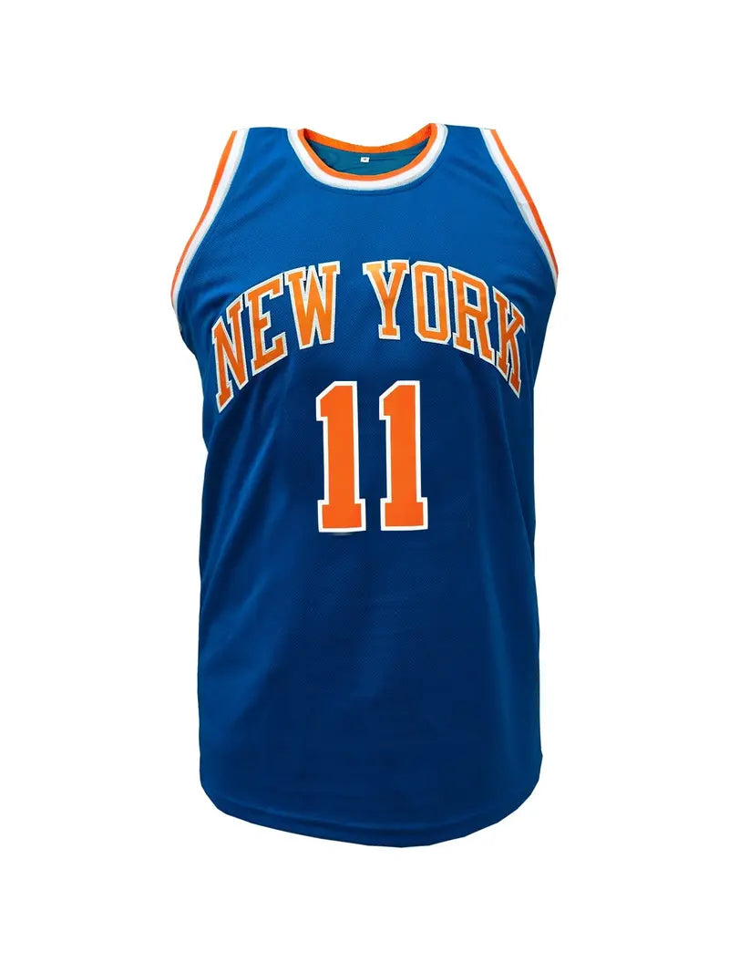 KTYSDE Men's New York Basketball Jersey Brunson 11 Stitched Breathable Sports Vest Game Day Fan Gift
