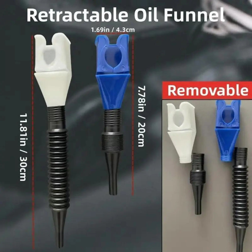 Funnel for Car,Retractable Funnel with Flexible Hose and Filter,Funnel for Oil Change Transfer Tool for Oil,Coolant,Gasoline,For Cars,Motorcycles & Engines.