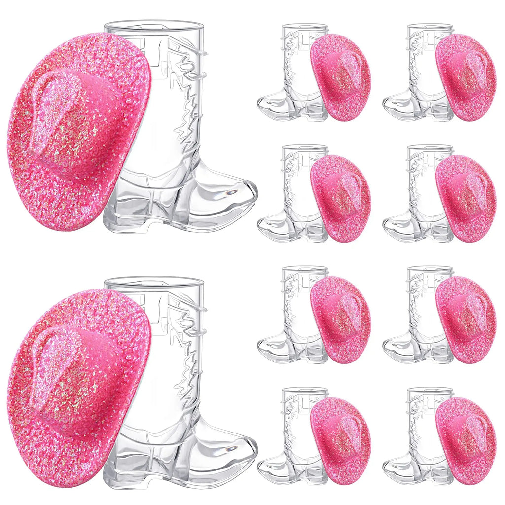 Mini Cowboy Boot Shot Glasses Set