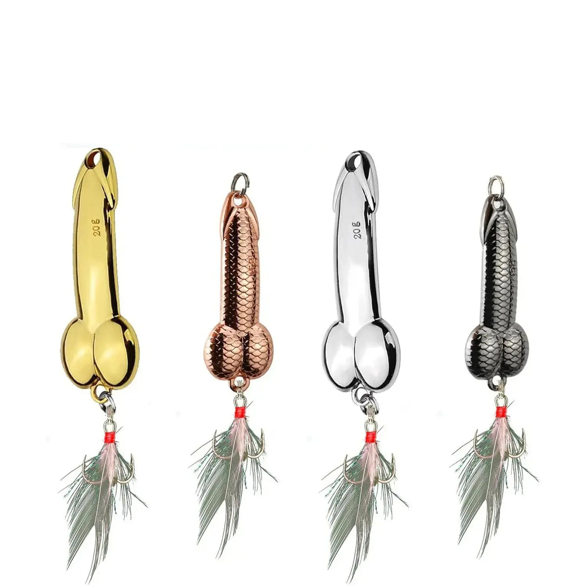 4PCS Fishing Spoon Lures With Reflective Flash Action and Sharp Treble Hooks, Topwater Metal Casting Baits for Bass, Trout and Predator Fish, Freshwater and Saltwater Fishing Gear, Tackle Box Essential for Anglers