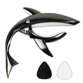 Zinc Alloy Guitar Capo Shark Capo for Acoustic and Electric Guitar with Good Hand Feeling, No Fret Buzz and Durable,Gift for Musicians