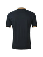 Men's Golf Polo Shirts Set, Fashion Logo Print, Fitted Trendy Casual Geometric Pattern, Breathable Stretchy Fabric, All-Season Comfort, Short Sleeve Polo, Collared Polo Shirts