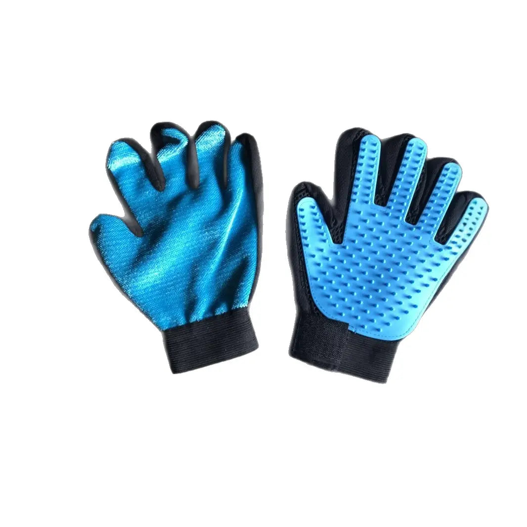 Upgraded 5-Finger Multifunctional Pet Grooming Deshedding & Massage Mitts Set