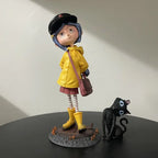 Ghost Mom Caroline + Cat Q Version Standing Model, Desktop Decorative Figure, collectible figures, Anime Boxed Handmade Toy, Perfect Gift for Collectors