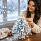 DIY Mini Crystal Bead Christmas Tree Tabletop Craft Kit