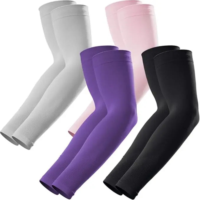 GOUNOD Sun Protection UV Arm Sleeves for Men Women Youth UPF 50+ Compression Cooling Football Sleeves FallFreshness Breast Cancer Awareness Month #Summervibes summerwins,summerwins,father'sdaygifts,campingessentials,campinggear