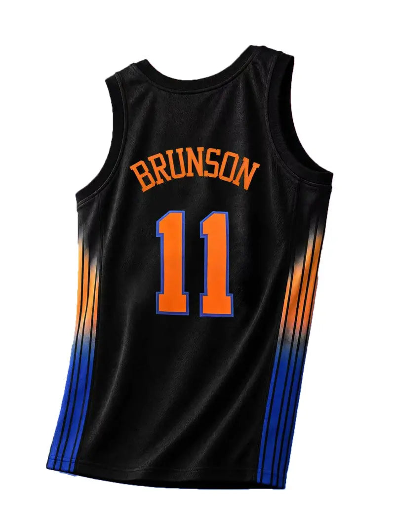 KTYSDE Men's New York Basketball Jersey Brunson 11 Stitched Breathable Sports Vest Game Day Fan Gift