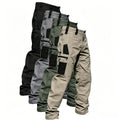 Men's Tactical Cargo Pants - 230g/m² Durable Work Pants for Hiking & Fishing