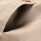 Men's Fleece-Lined Hooded Winter Coat with Full Zip and Pockets