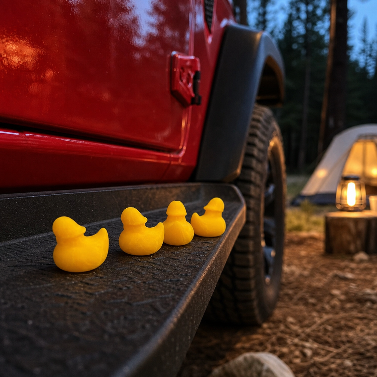 4x 3d printed duck to prank your jeep wangler friends