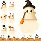 3D Halloween Peel & Stick Phone Charms (6-Pack)