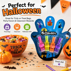Halloween Finger Projector Rings, LED Light-Up Finger Toys, Random Pattern Assortment, Spooky Projection Party Favors for Kids, Trick-or-Treat Goodie Bag Fillers & Halloween Party Supplies