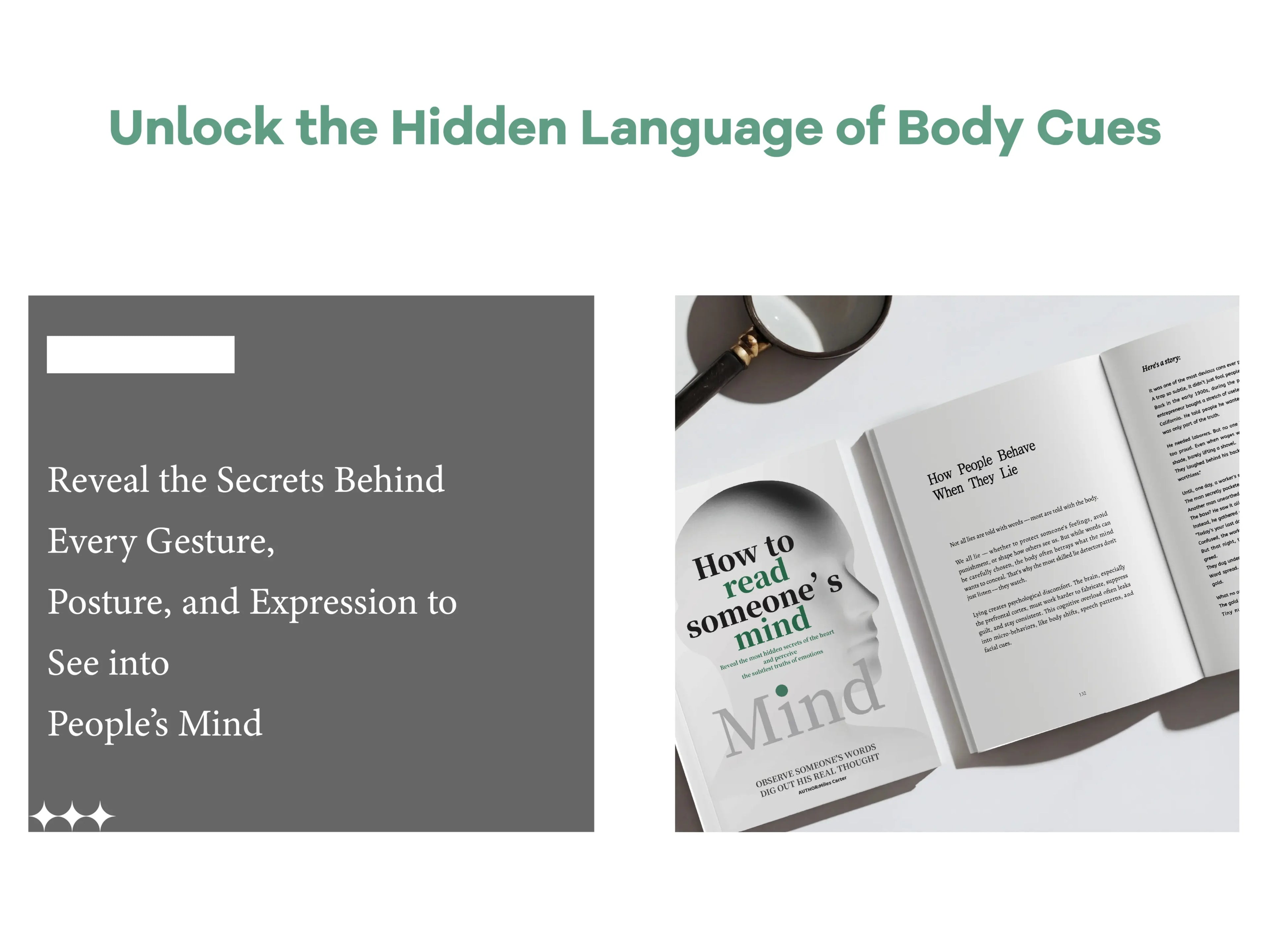 How to Read Someone’s Mind – Decode Body Language, Facial Expressions, and Hidden Thoughts to Understand People Instantly,Psychology & Relationships Books: