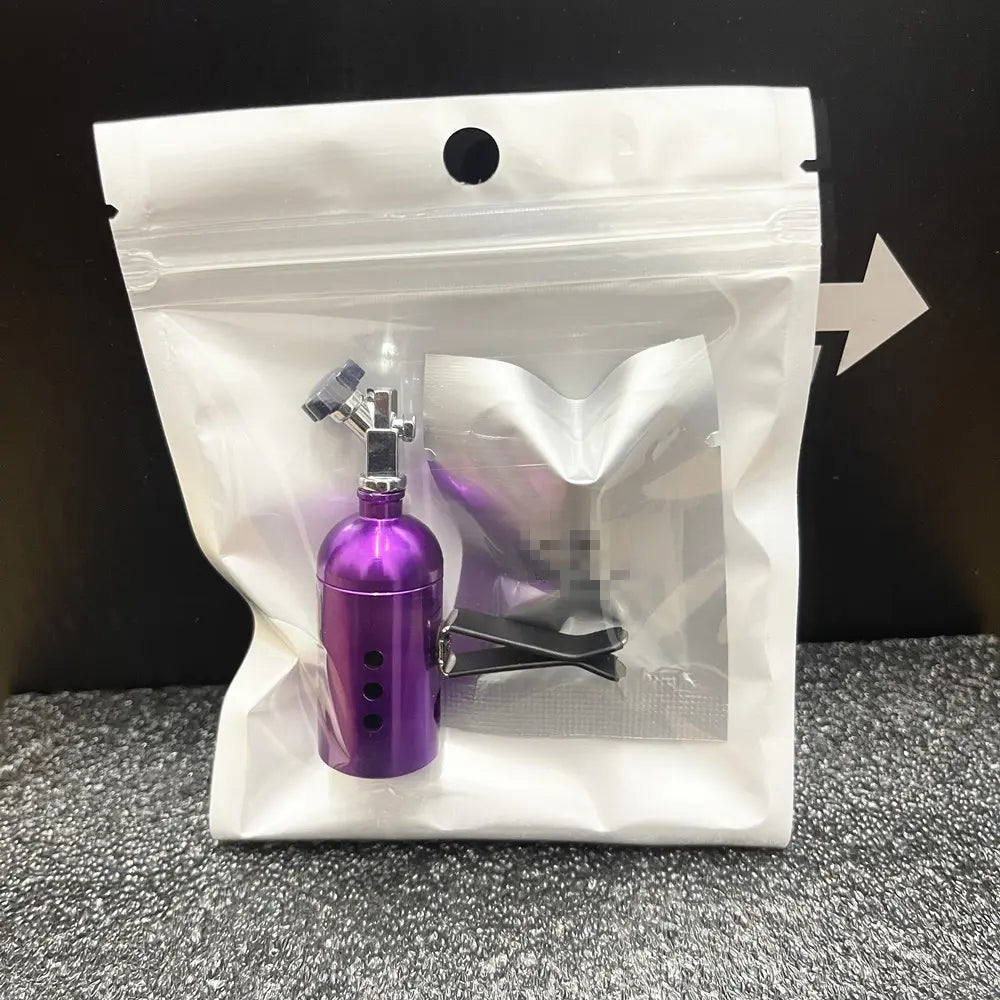 Car Air Freshener, Car Fragrance with NOS Nitrogen Bottle Design, Vent Clip Automotive Aroma Accessory, Enhances Vehicle Interior Scent