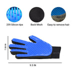 Upgraded 5-Finger Multifunctional Pet Grooming Deshedding & Massage Mitts Set