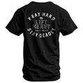 Pray Hard. Lift Heavy. Stay Deadly. Men's T-Shirt