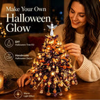 DIY Mini Crystal Bead Christmas Tree Tabletop Craft Kit