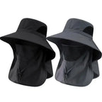 summervibes Unisex UPF Sun Hat with Removable Face Cover & Neck Flap