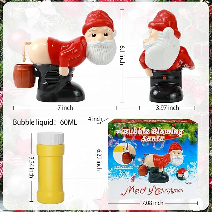 Farting Santa Bubble Blowing Machine with Sound