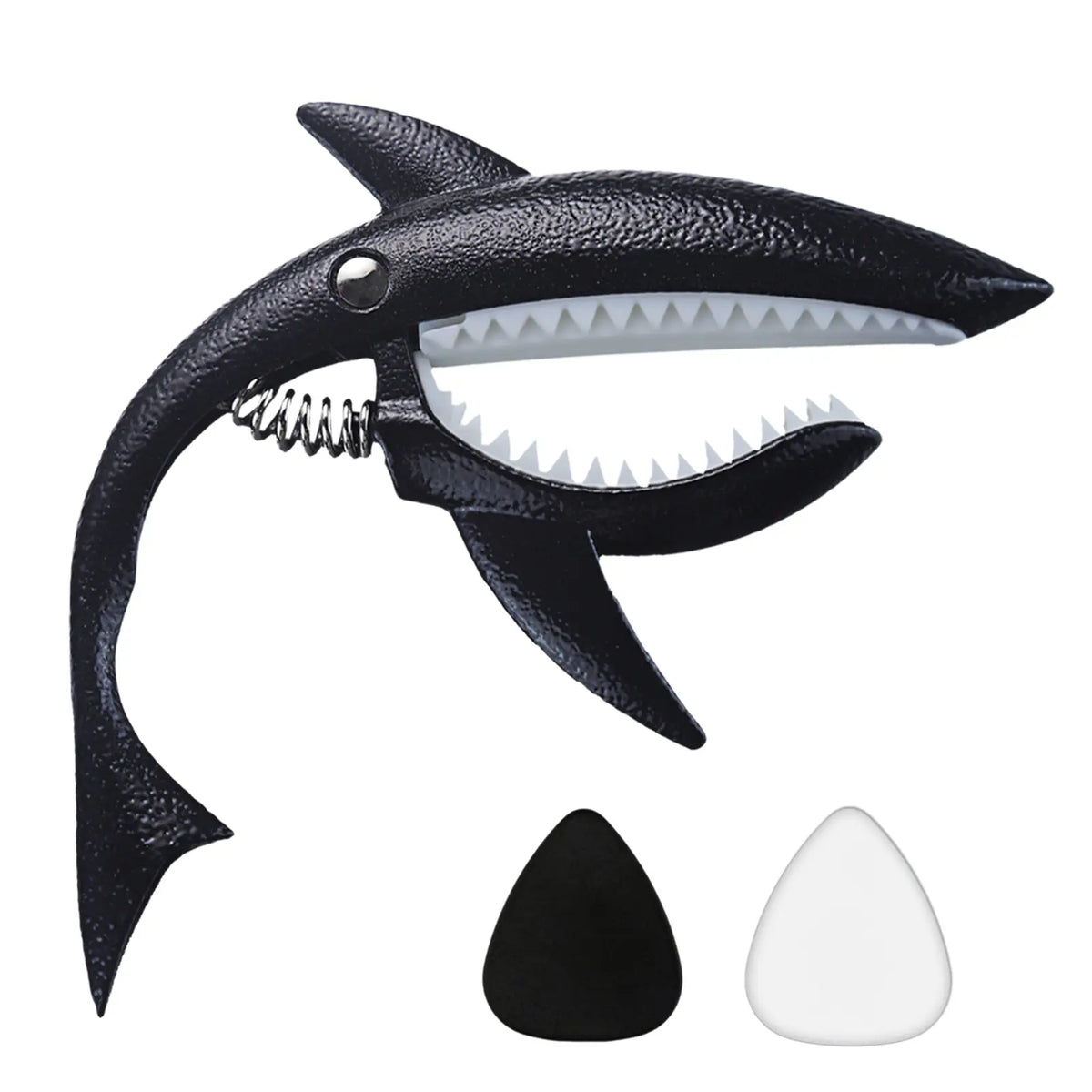 Zinc Alloy Shark Guitar Capo for Acoustic Electric