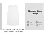 STREVATE Men's Wide Strap Ribbed Tank Top, High Stretch Breathable Muscle Tank, Heavyweight Drapey Fit Gym & Casual Sleeveless Shirt