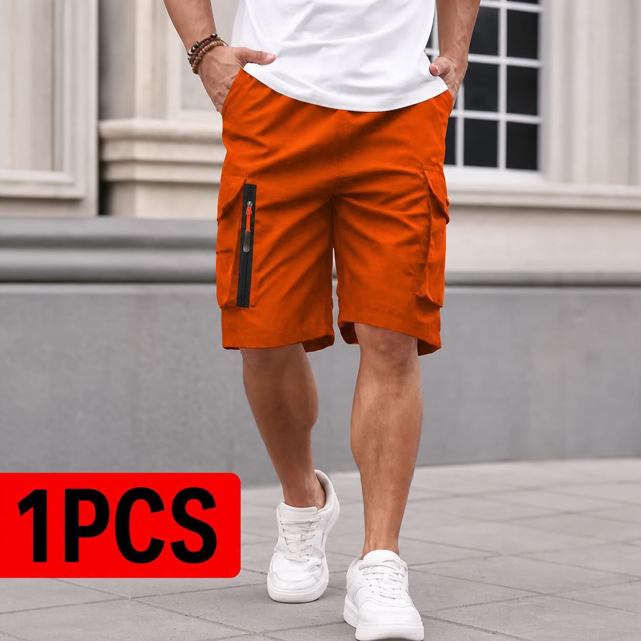3-Pack Men's Summer Cargo Shorts: Loose Fit Outdoor Sports Shorts