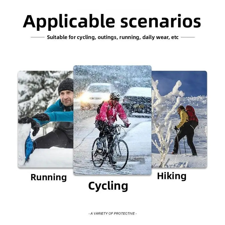 Outdoor Winter Gloves, Touchscreen andWindproof Full-Finger Gloves for Sports, Travel,and Daily Activities,Men's And Women's Fleece Gloves