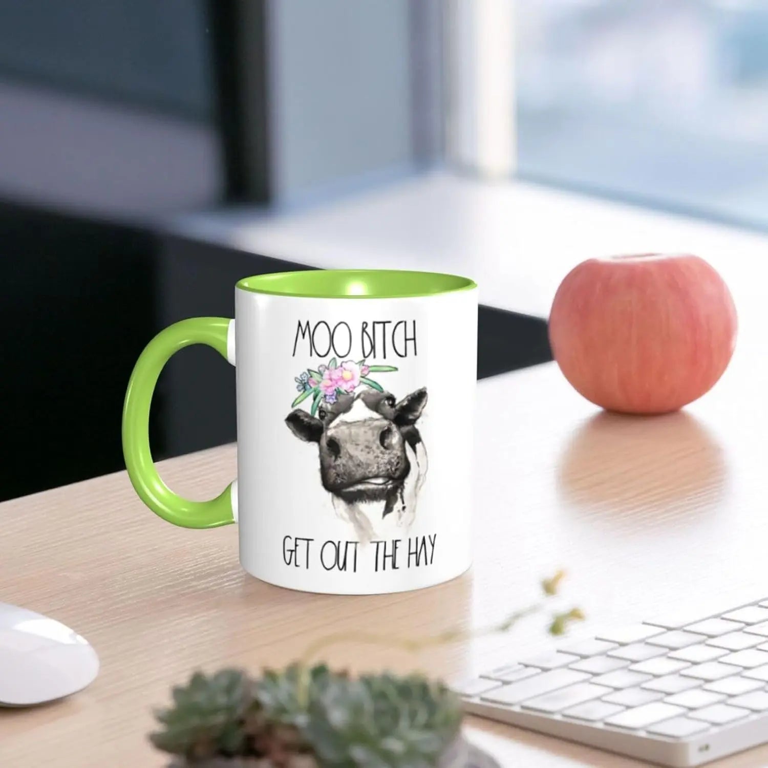 Funny Highland Cow Quote Ceramic Mug