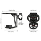 Bike Water Holder, Rotating Bottle Cage, Foldable Cup Mount Adjustable Folding Design, 360 Degree Rotation Support, for Adults Scooter Stroller Cycling Hiking Travel Outdoor Riding