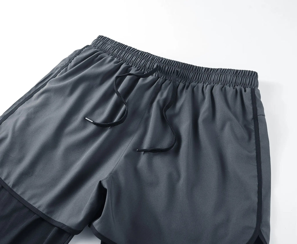 Men's 2-in-1 Compression Shorts | Lightweight Breathable Running Shorts