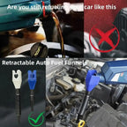 Funnel for Car,Retractable Funnel with Flexible Hose and Filter,Funnel for Oil Change Transfer Tool for Oil,Coolant,Gasoline,For Cars,Motorcycles & Engines.