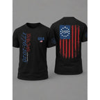 USA Bi50th Anniversary T-Shirt 1776-2026 - Celebrate 250 Years of American Heritage with a Comfortable 180G Unisex Black T-shirt with Flag Design (stars and Stripes), Suitable for Both Men and Women, Perfect for Any Occasion