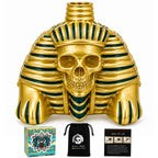 Screaming Aztec Death Whistle by Parsin, Handmade Unique & Loudest Authentic Human Sounding Whistle, Natural Pottery Whistle with Storage Bag, Suitable for Fun Activities & Pranks