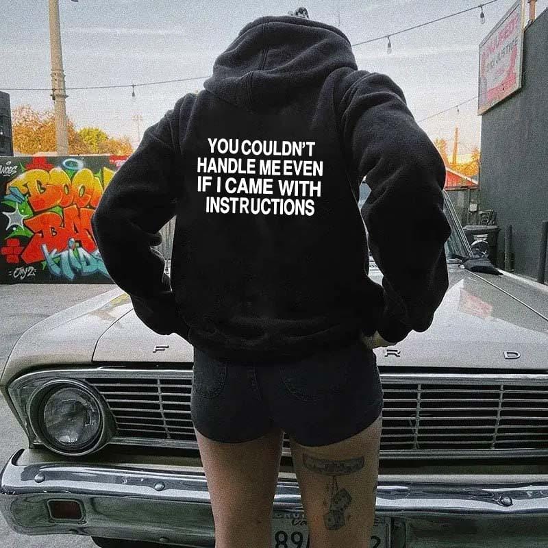 Handle With Caution Hoodie, Tshirt, Sweatshirt, Aesthetic Tatoo Outfits, Streetwear Style, Retro Vintage Y2k Women Graphic Tees