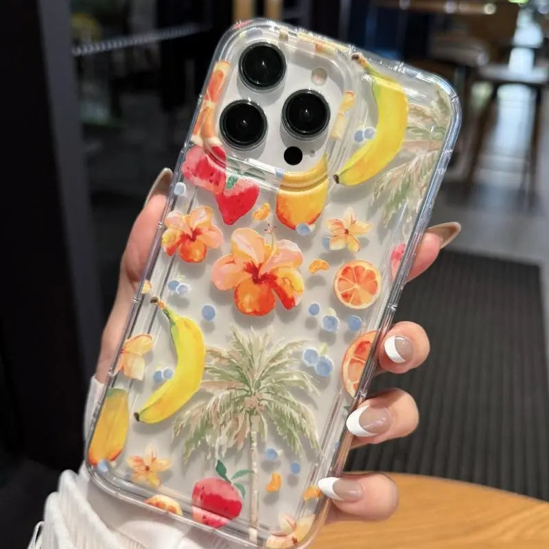 The Very Hungry Caterpillar Clear TPU Case for iPhone 11-17 Series