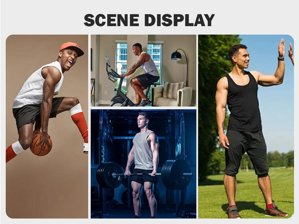 STREVATE Men's Wide Strap Ribbed Tank Top, High Stretch Breathable Muscle Tank, Heavyweight Drapey Fit Gym & Casual Sleeveless Shirt
