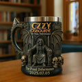 ozy  osborne Heavy Metal Skull Mug Made Of Resin Gift For Dad