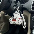 Funny Talking Brian Dog Keychain Toy Gag Gifts White Elephant Gifts Perfect Valentine's Day Gift for the Chocolate Lover