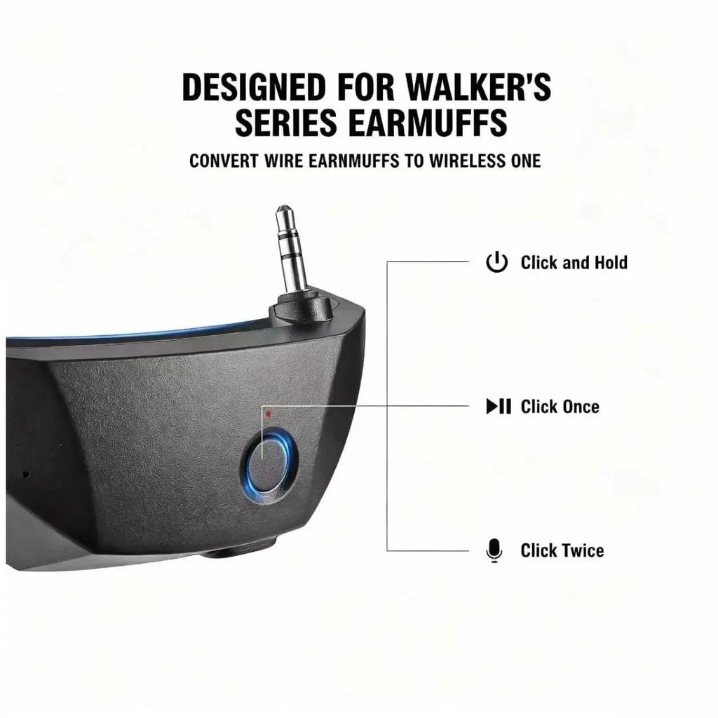 RAZOR Unisex Adjustable Tactical Ear Muffs with Velcro Patches, AAA Batteries & Aux Cable - Sports Over-Ear Noise Reduction Headset for Outdoor Shooting & Hunting