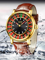 Men's Russian Roulette 12 Zodiac Interactive Waterproof Quartz Watch