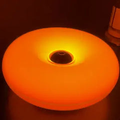 Aesthetic Doughnut LED Night Light with Touch Control &amp; Warm Ambient Glow