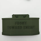 Classic Military Theme Plastic Door Sign, Wired Doorbell Cover Prank, Home Decor, Easy Installation, Ideal Gift