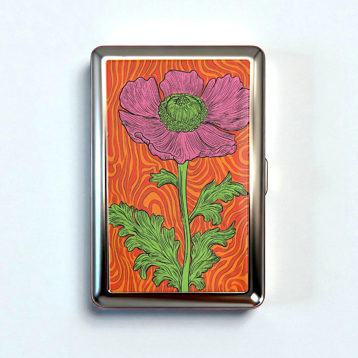 Vintage Metal Wallet Card Holder Case