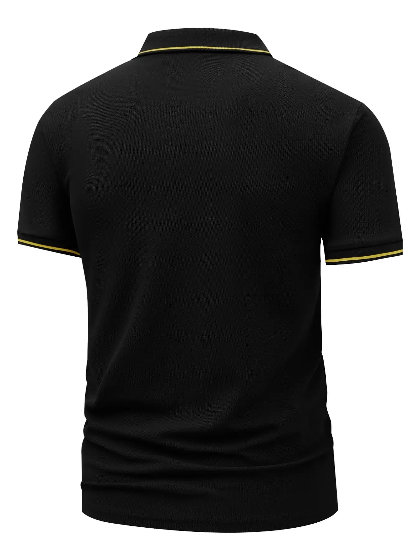 Men's Luxury Golf Polo Shirt Set, 3-Pack, Durable Collared Short-Sleeve Polos with Logo Print, Breathable Stretchy All-Season Casual Wear