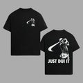 Funny Tiger Woods Mugshot Just Dui Style T-Shirt, Golf Shirt, Novelty Graphic Tee, Unisex Golfing Gift Shirt for Men and Women