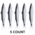 Fish shaped ballpoint pens - 5 count