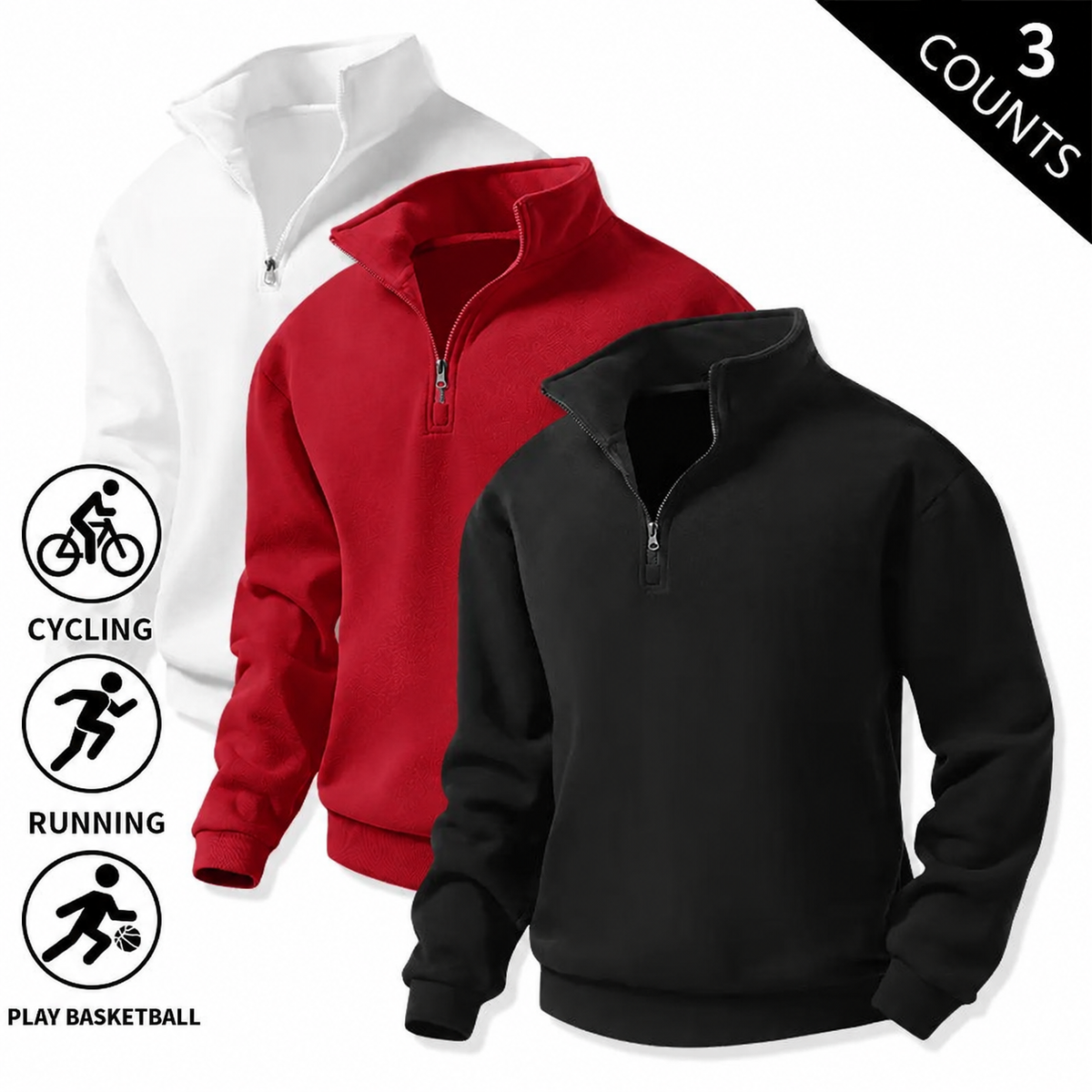 Black + Red + White